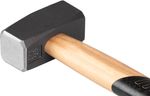 Stonning hammer 1000g Strend Pro Premium, Hickory wooden handle, PROFI