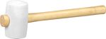Hammer Strend Pro 450 g, rubber, White Head, wooden handle