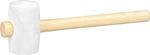 RUBBER MALLET WITH WOODEN HANDLE,WHITE
HEAD 680 g