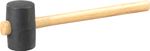 Hammer Strend Pro 230 g, rubber, Black Head, wooden handle