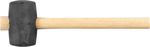 Hammer Strend Pro 450 g, rubber, Black Head, wooden handle