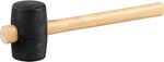 Hammer Strend Pro 450 g, rubber, Black Head, wooden handle