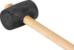 Hammer Strend Pro 450 g, rubber, Black Head, wooden handle