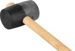 Hammer Strend Pro 680 g, rubber, Black Head, wooden handle