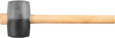 Strend Pro 680 g, gumikalapács, Blackhead, fanyéllel