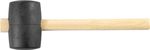 Hammer Strend Pro 900 g, rubber, Black Head, wooden handle