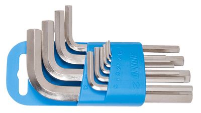 UNIOR 220/4PH Hex Key Set, 1.5-12 mm, 10-piece