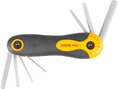 HEX keys set  7 pcs Strend Pro, 2.0 - 8.00mm, folding