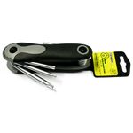 Kulcs készlet Strend Pro HK0208, 8 részes, Torx, összecsukható, belső