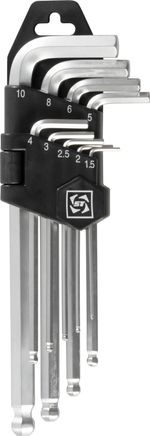 Sada kľúčov Strend Pro HK0045, 9 dielna, Hex, zástrčná, Imbus s guličkou