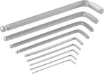 Wrench Set Strend Pro HK0045, 9-piece, Hex, L-key, Allen with ball end