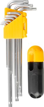 Sada kľúčov Strend Pro HK7008, 9 dielna, T10-T50, Torx, Cr-V, zástrčná
