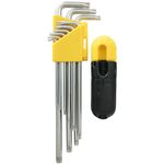Wrench Set Strend Pro HK7008, 9-piece, T10-T50, Torx, Cr-V, L-key