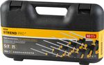 Screwdriver Set Strend Pro YF70019, 10-piece, Hex with ball end, T-handle, in case