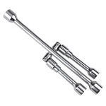 Lug Wrench VC020088, 17-19-21-23 mm, folding, cross
