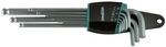 Kulcs készlet Whirlpower® 158-0109, 9 részes, Hex, gömbfejes Imbusz
