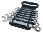 Wrench Set HONITON 1507HGCWH2E, 7-piece, combination, ratchet