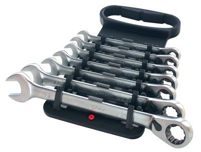 Ratchet spanner set 7pcs Honiton