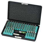 Bit készlet Whirlpower® 96-18102, 102 részes, Hex