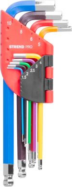 Wrench Set Strend Pro, 9-piece, Hex, Cr-V, Allen