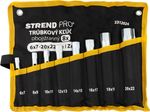 Kulcs Strend Pro, 6x7-20x22 mm, cső, kétoldalas, Zn, 8 db-os készlet