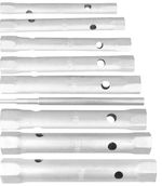 Csőkulcs Strend Pro, 6x7-20x22 mm, kétoldalas, Zn, 8 db-os készlet