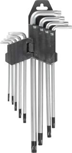 Kulcs készlet Strend Pro HK0259, 9 részes, T10-T50, Torx, belső