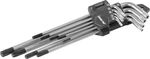 Sada kľúčov Strend Pro HK0259, 9 dielna, T10-T50, Torx, zástrčná