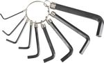 Kulcskészlet Strend Pro HK0041, 9 részes, 1,5-10 mm, Imbusz, Hex, belső hatszögű csavarokhoz