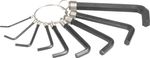 Sada kľúčov Strend Pro HK0041, 9 dielna, 1,5-10 mm, Imbus, Hex, zástrčná