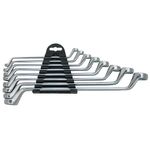 Wrench Set Strend Pro HR32581, 8-piece, Cr-V, 6-22 mm, box-end, 75° offset