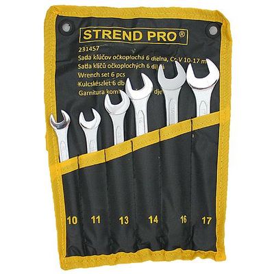 Kulcs készlet Strend Pro HR31581, csillag-villás, 6 részes, Cr-V, 10-17 mm