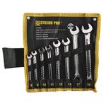 Wrench Set Strend Pro HR31583, combination, 8-piece, Cr-V, 8-19 mm