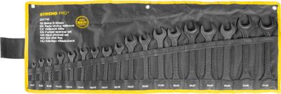 Wrench Set Strend Pro HR34183, open-end, 18-piece, DIN895, 6-32 mm