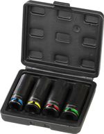 Sada hlavíc Strend Pro Premium, 4 dielna, CrV, 17-19-21-22 mm,