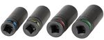 Socket Set Strend Pro Premium, 4-piece, CrV, 17-19-21-22 mm