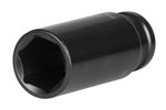 Socket Strend Pro Premium, impact, extended, 1/2", hex, CrMO, 24 mm