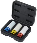 Dugókulcs készlet Whirlpower® 1274-1703, 3 részes, 1/2", 17-19-21 mm