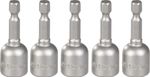 Fej Strend Pro MS84, mágneses, 12 mm, 1/4", mágneses bittartó, 5 db-os csomag