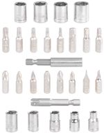 Screwdriver bit and socket set  27Pcs Strend Pro, + bit holder