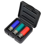 Socket Set Whirlpower® 1274-0603, 3-piece, 1/2", 17-19-21 mm