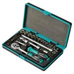 Socket Set Whirlpower® 1612-1542S, 42-piece, 1/4"