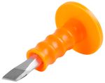 Chisel Strend Pro CC480, 150 mm, flat, with PVC handle and protector