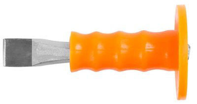 Chisel Strend Pro CC480, 150 mm, flat, with PVC handle and protector