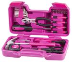 Tool Set LADIES PINK SET01, for women, 39-piece, pink, in case