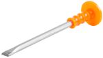 Chisel Strend Pro CC480, 350 mm, flat, with PVC handle and protector