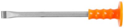 Chisel Strend Pro CC480, 350 mm, flat, with PVC handle and protector