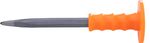 Chisel Strend Pro CC481, 250 mm, pointed, with PVC handle and protector