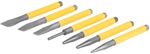 Punch & Chisel set 7pcs Strend Pro, 
3x chisel flat
2x centre punch
2x punch