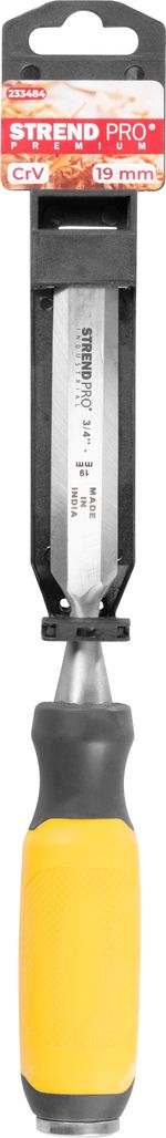 Chisel Strend Pro Premium, for wood, Bi-material handle, 19 mm